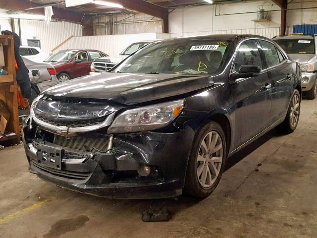 1G11E5SA2GU145318 - 2016 CHEVROLET MALIBU LIM BLACK photo 2