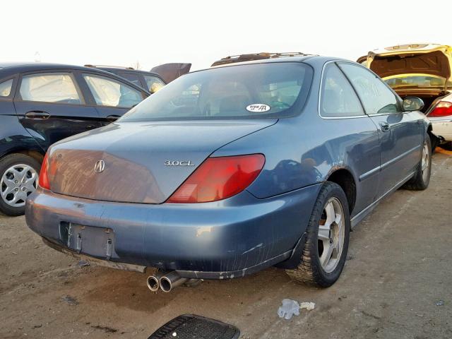 19UYA2258VL014613 - 1997 ACURA 3.0CL BLUE photo 4