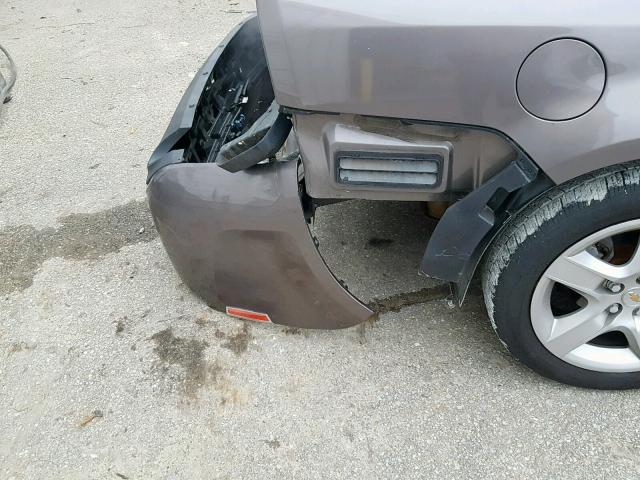 1G1ZB5E19BF324637 - 2011 CHEVROLET MALIBU LS BROWN photo 10