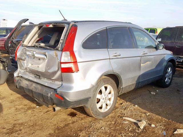 JHLRE48787C014709 - 2007 HONDA CR-V EXL SILVER photo 4