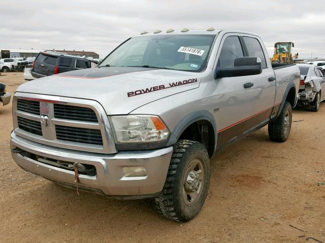 3D7TT2CT1AG139515 - 2010 DODGE RAM 2500 SILVER photo 2