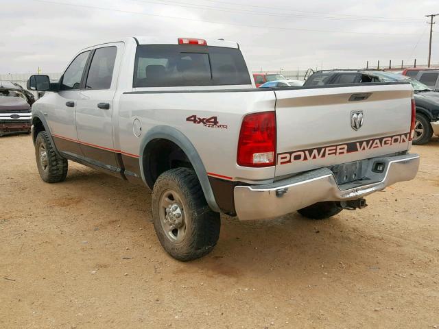 3D7TT2CT1AG139515 - 2010 DODGE RAM 2500 SILVER photo 3