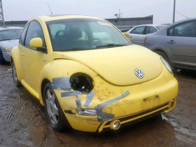 3VWCC21C1YM485943 - 2000 VOLKSWAGEN NEW BEETLE YELLOW photo 1