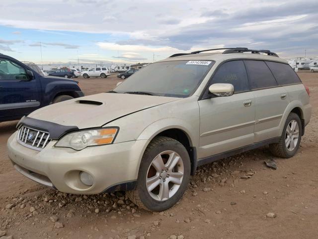 4S4BP67C064301808 - 2006 SUBARU LEGACY OUT GREEN photo 2