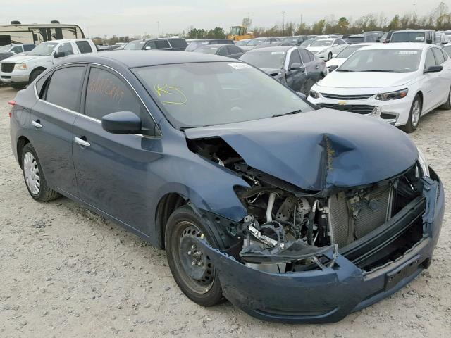 1N4AB7AP6DN901794 - 2013 NISSAN SENTRA S TURQUOISE photo 1