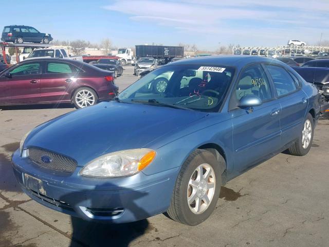 1FAFP56U76A236859 - 2006 FORD TAURUS SEL BLUE photo 2