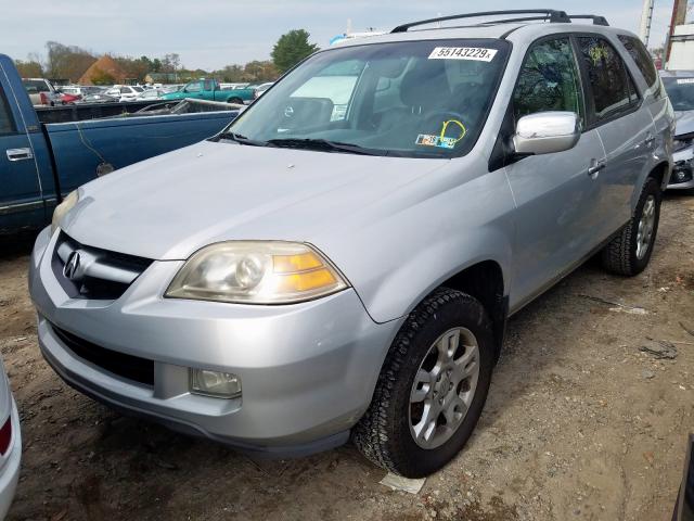 2HNYD18684H502174 - 2004 ACURA MDX TOURIN SILVER photo 2