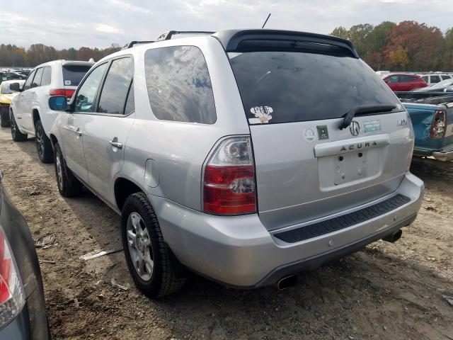 2HNYD18684H502174 - 2004 ACURA MDX TOURIN SILVER photo 3