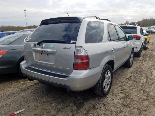 2HNYD18684H502174 - 2004 ACURA MDX TOURIN SILVER photo 4