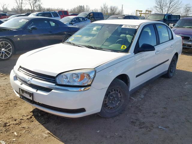 1G1ZS52F74F218531 - 2004 CHEVROLET MALIBU WHITE photo 2