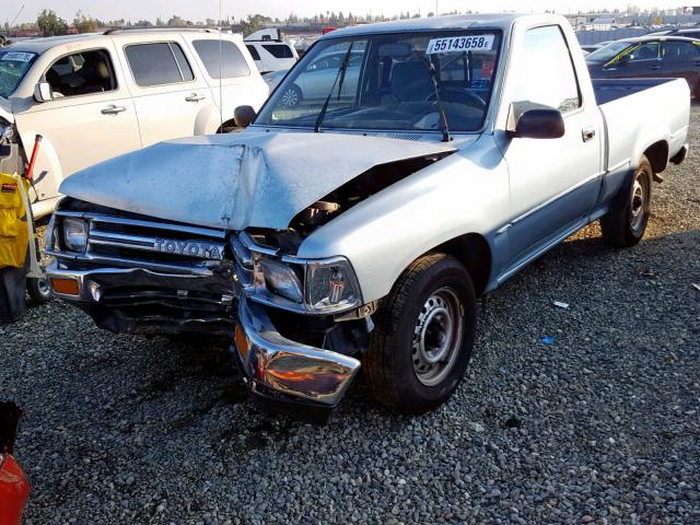 JT4RN81PXK5045889 - 1989 TOYOTA PICKUP 1/2 BLUE photo 2