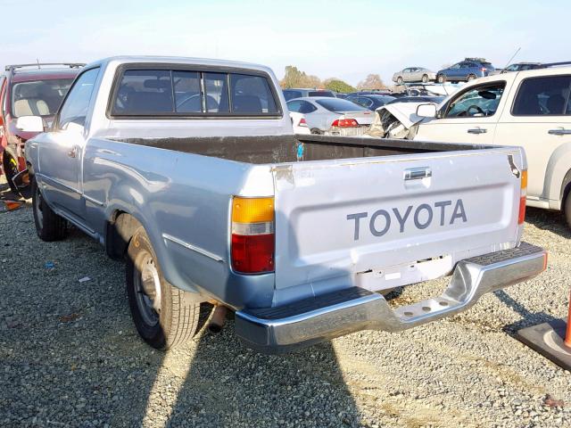 JT4RN81PXK5045889 - 1989 TOYOTA PICKUP 1/2 BLUE photo 3