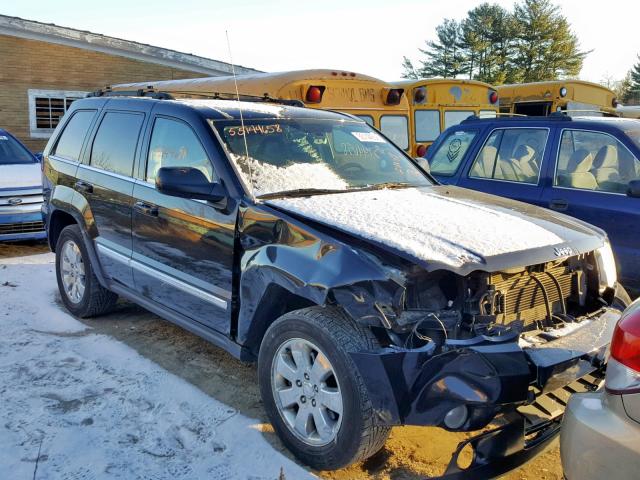 1J8HR58218C174447 - 2008 JEEP GRAND CHER BLACK photo 1