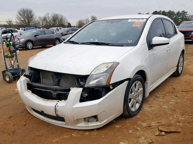 3N1AB6AP9BL620240 - 2011 NISSAN SENTRA 2.0 WHITE photo 2