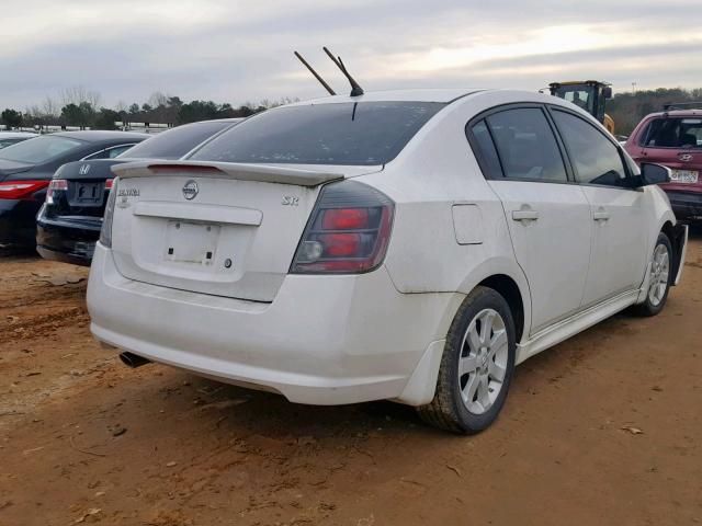 3N1AB6AP9BL620240 - 2011 NISSAN SENTRA 2.0 WHITE photo 4