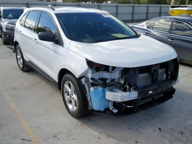 2FMTK3G84FBB89534 - 2015 FORD EDGE SE WHITE photo 1