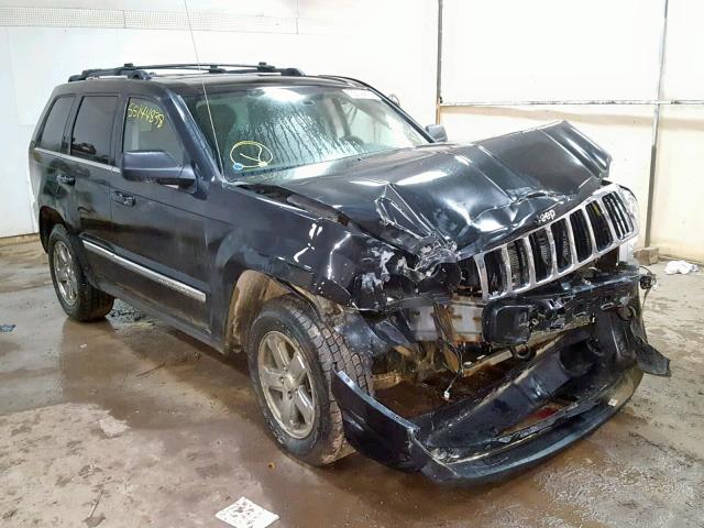 1J8HR58N35C622600 - 2005 JEEP GRAND CHER BLACK photo 1