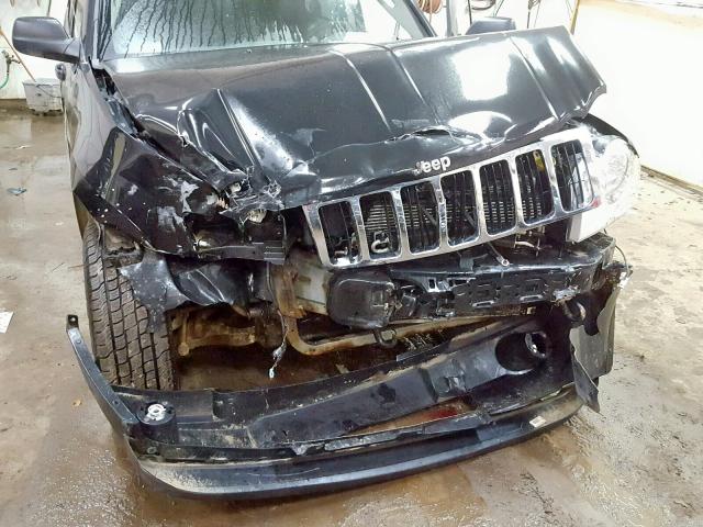 1J8HR58N35C622600 - 2005 JEEP GRAND CHER BLACK photo 7