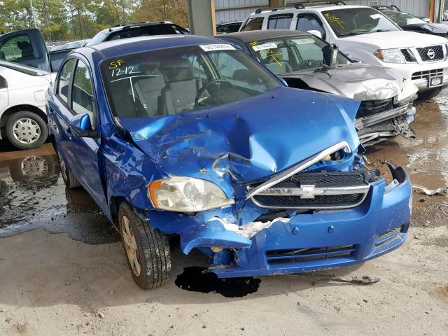 KL1TD5DE9AB092727 - 2010 CHEVROLET AVEO LS BLUE photo 1