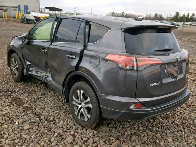 JTMBFREV7HJ171186 - 2017 TOYOTA RAV4 LE GRAY photo 3