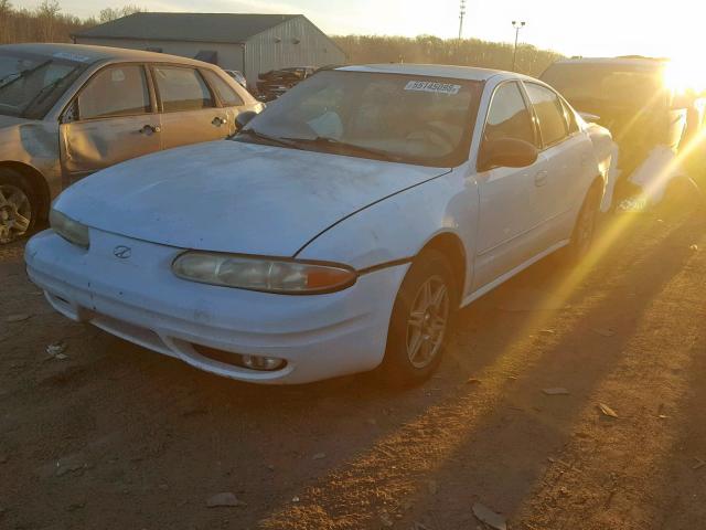 1G3NL52E44C149552 - 2004 OLDSMOBILE ALERO GL WHITE photo 2