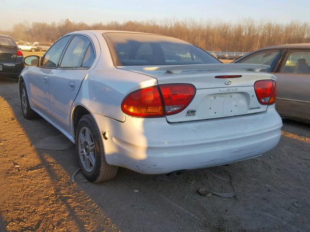 1G3NL52E44C149552 - 2004 OLDSMOBILE ALERO GL WHITE photo 3