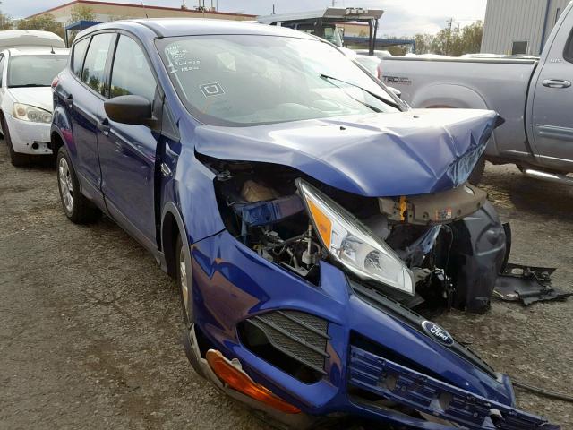 1FMCU0F77DUA40527 - 2013 FORD ESCAPE S BLUE photo 1