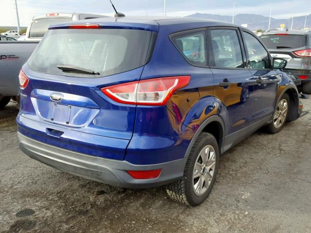 1FMCU0F77DUA40527 - 2013 FORD ESCAPE S BLUE photo 4