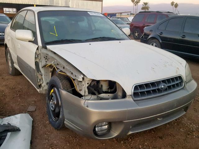 4S3BE686747204233 - 2004 SUBARU LEGACY OUT WHITE photo 1