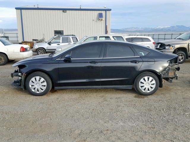 3FA6P0G75DR116993 - 2013 FORD FUSION S BLACK photo 9