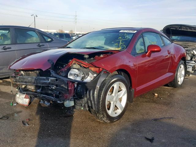 4A3AK24F36E041451 - 2006 MITSUBISHI ECLIPSE GS RED photo 2