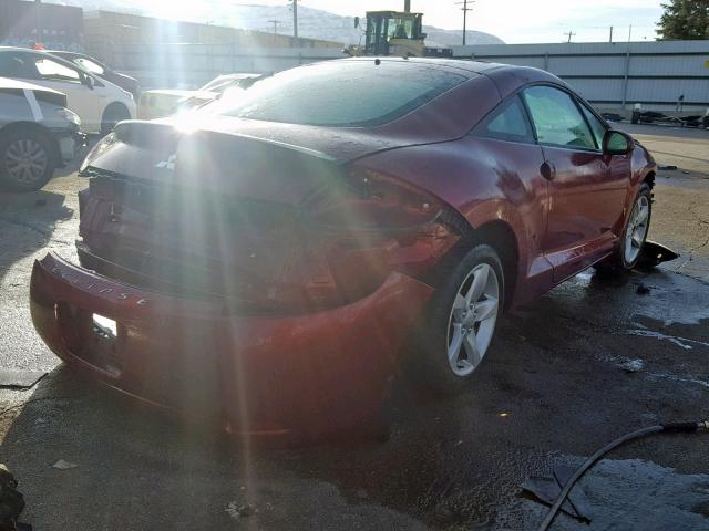 4A3AK24F36E041451 - 2006 MITSUBISHI ECLIPSE GS RED photo 4