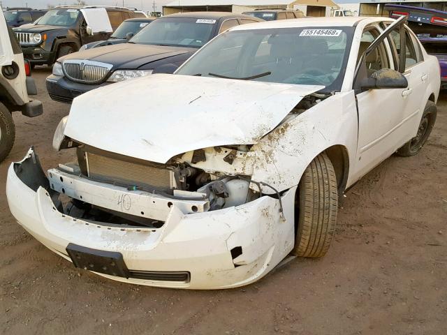 1G1ZS57N67F259768 - 2007 CHEVROLET MALIBU LS 白色 照片 2