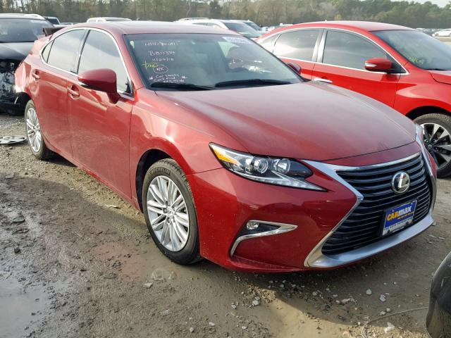 58ABK1GG0GU006464 - 2016 LEXUS ES 350 RED photo 1