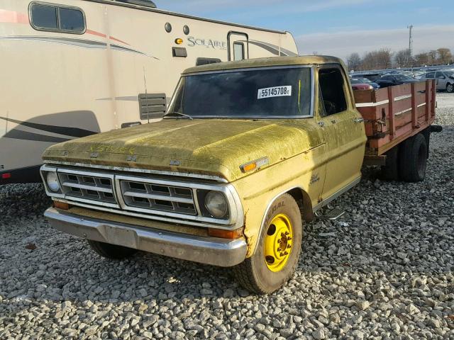 F35HCL48292 - 1971 FORD F350 YELLOW photo 2