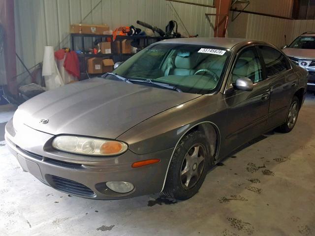 1G3GR64H614225072 - 2001 OLDSMOBILE AURORA BROWN photo 2