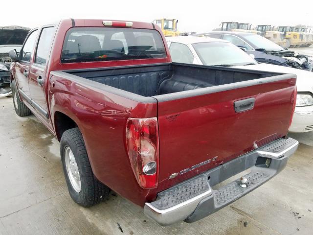 1GCCS139778123166 - 2007 CHEVROLET COLORADO BURGUNDY photo 3