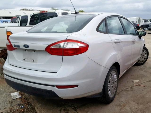 3FADP4AJ0EM145206 - 2014 FORD FIESTA S WHITE photo 4