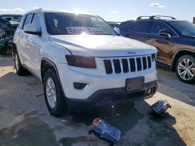 1C4RJEAGXGC382575 - 2016 JEEP GRAND CHER WHITE photo 1