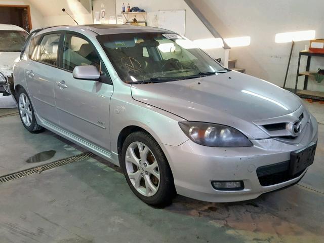 JM1BK343X81837398 - 2008 MAZDA 3 HATCHBAC SILVER photo 1