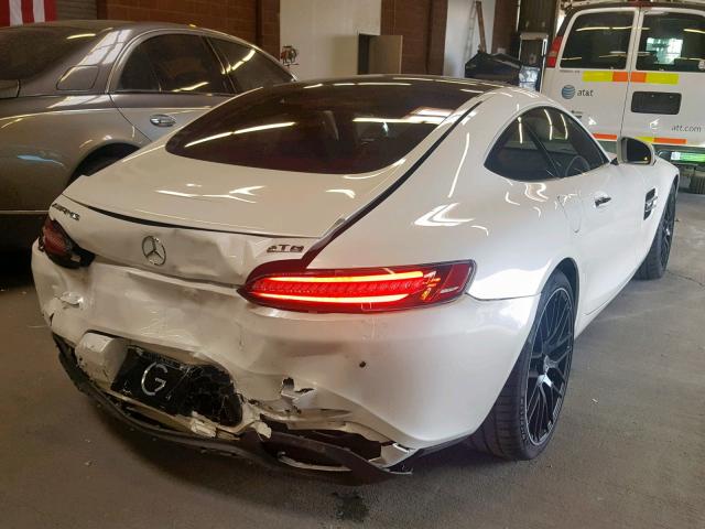 WDDYJ7JA9GA009676 - 2016 MERCEDES-BENZ AMG GT S WHITE photo 4