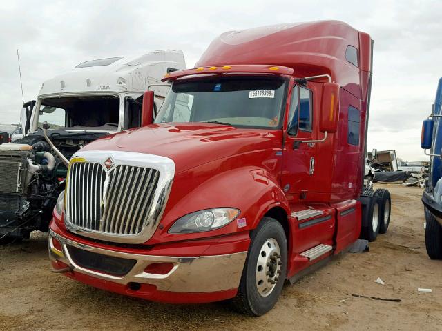 3HSDJSJR5DN255481 - 2013 INTERNATIONAL PROSTAR RED photo 2