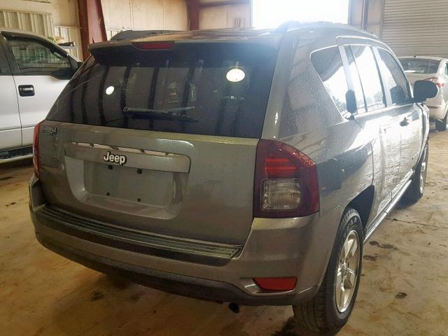 1C4NJCBAXED505005 - 2014 JEEP COMPASS SP GRAY photo 4