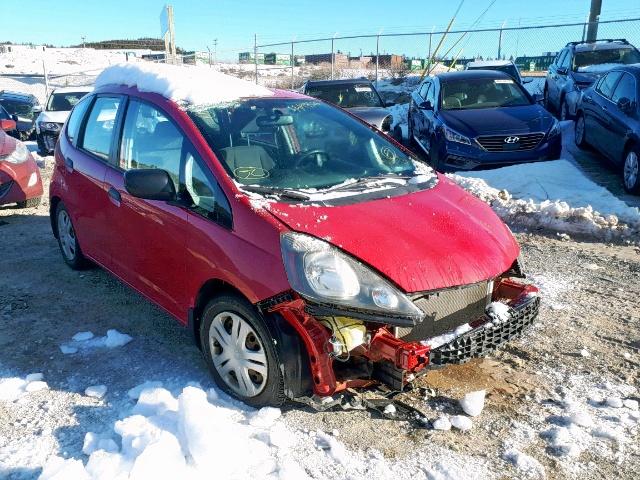 JHMGE88379S808651 - 2009 HONDA FIT DX-A RED photo 1