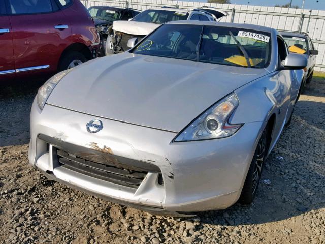 JN1AZ44E29M402487 - 2009 NISSAN 370Z SILVER photo 2