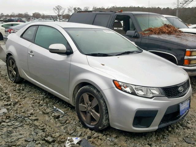 KNAFU6A25C5597751 - 2012 KIA FORTE EX SILVER photo 1