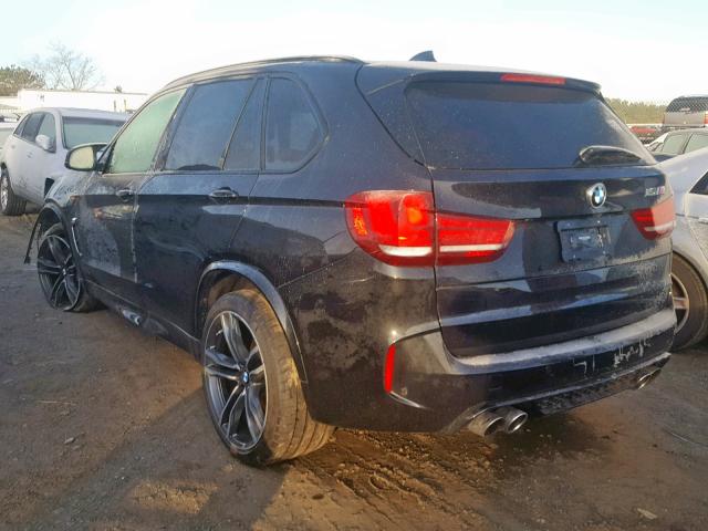 5YMKT6C39H0U39600 - 2017 BMW X5 M BLACK photo 3