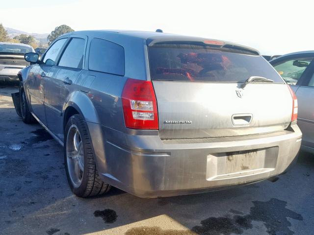 2D4FV48T75H570102 - 2005 DODGE MAGNUM SE GRAY photo 3