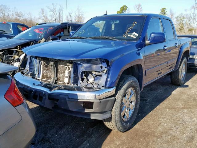 1GCHSDFE3C8121313 - 2012 CHEVROLET COLORADO L BLUE photo 2
