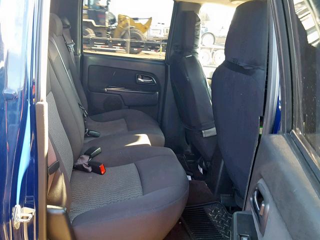 1GCHSDFE3C8121313 - 2012 CHEVROLET COLORADO L BLUE photo 6